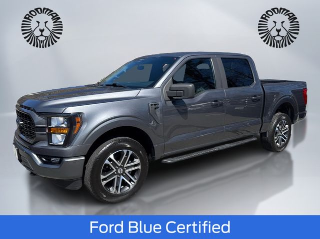 Carbonized Gray Metallic 2023 Ford F-150 XL SuperCrew 4WD Pickup Truck Four-Wheel Drive Automatic