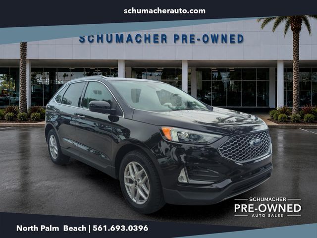 Black Metallic 2024 Ford Edge SUV / Crossover All-Wheel Drive 8-Speed Automatic