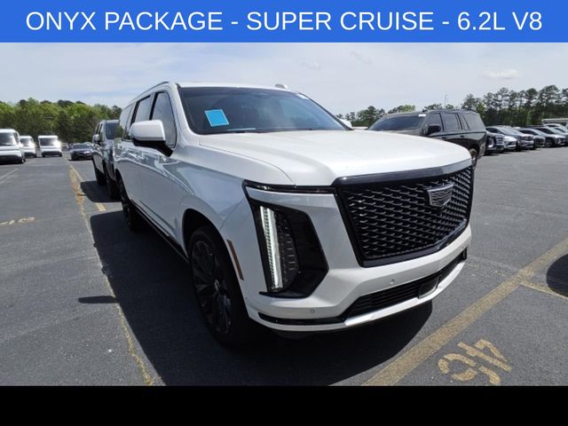 Crystal White Tricoat 2025 Cadillac Escalade ESV Sport Platinum 4WD SUV / Crossover Four-Wheel Drive Automatic