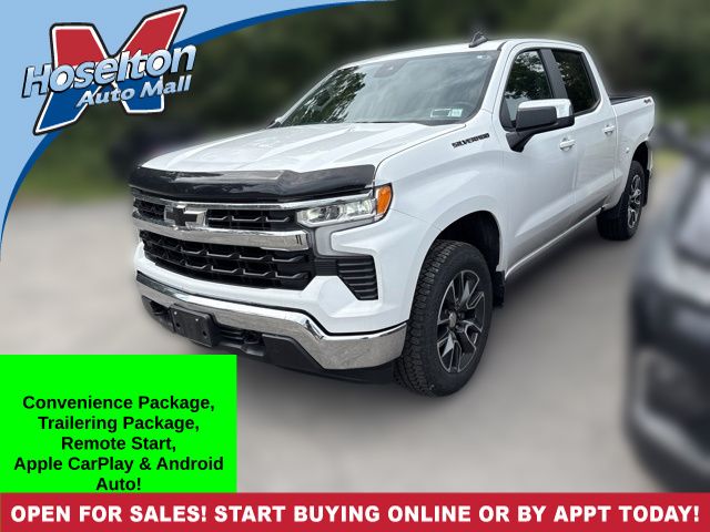 Summit White 2024 Chevrolet Silverado 1500 Pickup Truck Four-Wheel Drive 8-Speed Automatic