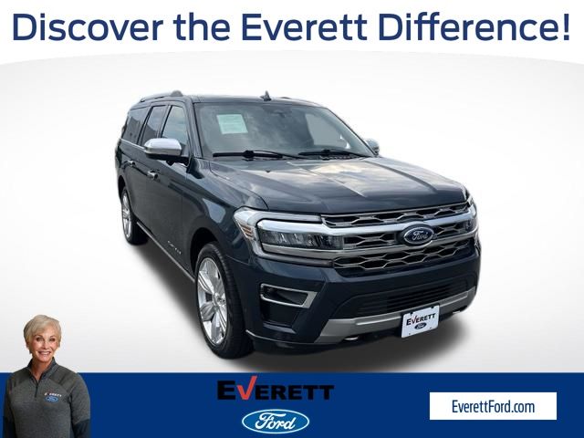 Blue Metallic 2024 Ford Expedition SUV / Crossover Four-Wheel Drive Automatic