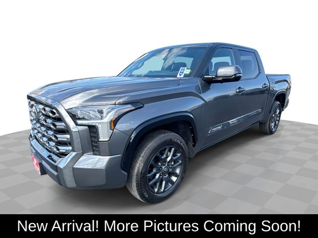 Magnetic Gray Metallic 2025 Toyota Tundra Platinum CrewMax Cab 4WD Pickup Truck Four-Wheel Drive Automatic