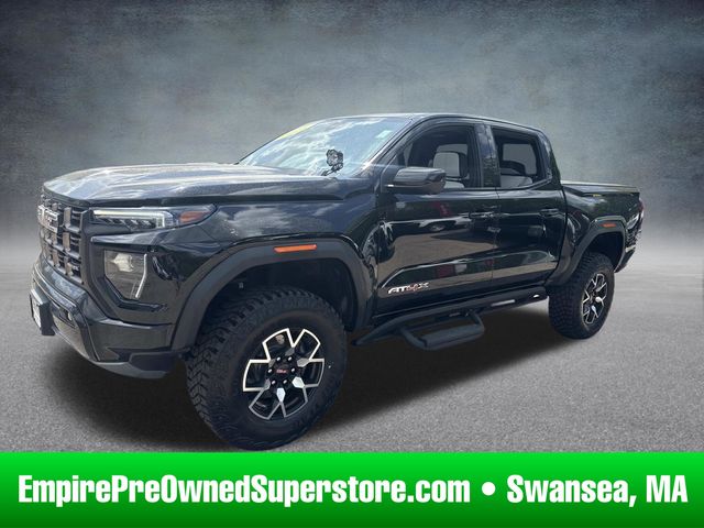 Onyx Black 2023 GMC Canyon AT4X Crew Cab 4WD Pickup Truck Four-Wheel Drive 8-Speed Automatic