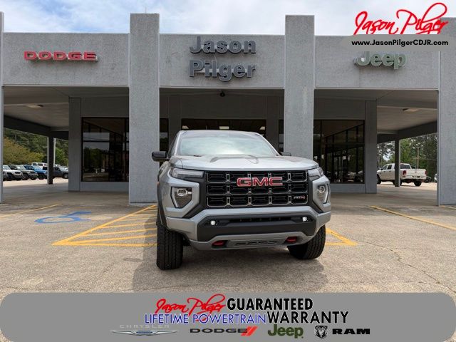 Sterling Metallic 2024 GMC Canyon AT4 Crew Cab 4WD Pickup Truck Four-Wheel Drive 8-Speed Automatic