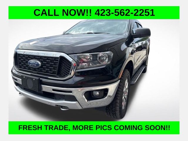 Shadow Black 2019 Ford Ranger XLT SuperCrew 4WD Pickup Truck Four-Wheel Drive Automatic