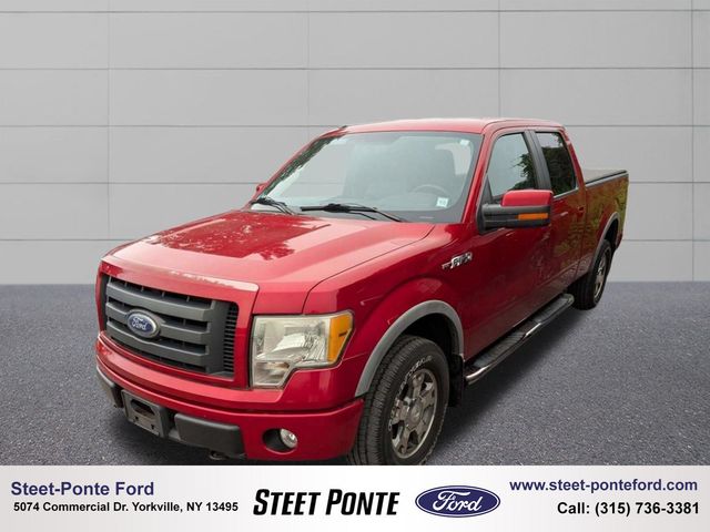Red Candy Metallic Tinted Clearcoat 2010 Ford F-150 Pickup Truck Four-Wheel Drive 6-Speed Automatic