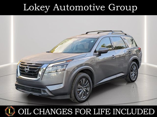 Gray (Gun Metallic) 2022 Nissan Pathfinder SUV / Crossover All-Wheel Drive 9-Speed Automatic