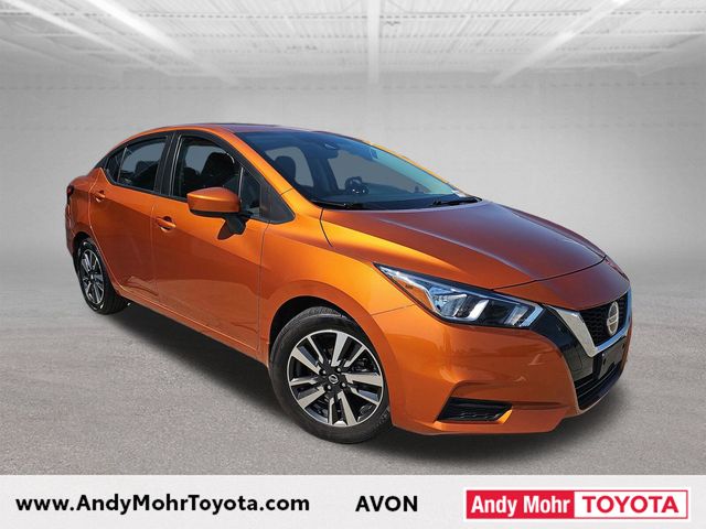 Orange Metallic 2022 Nissan Versa Sedan Front-Wheel Drive Continuously Variable Transmission