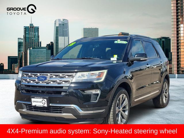 Shadow Black 2018 Ford Explorer Limited AWD SUV / Crossover All-Wheel Drive 6-Speed Automatic