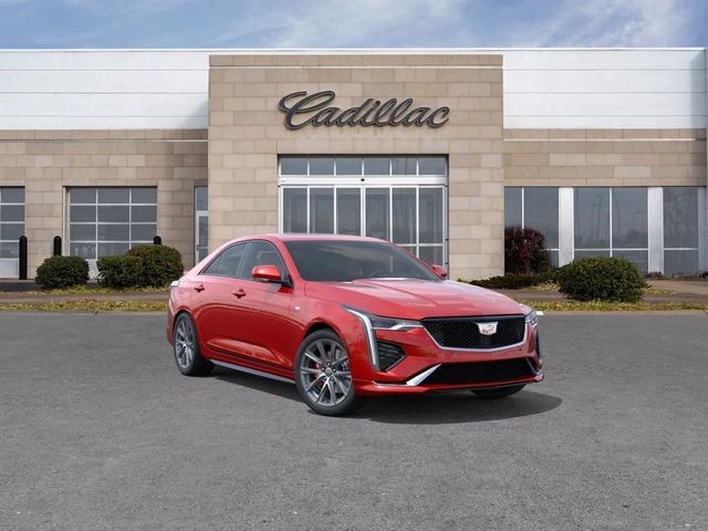 Radiant Red Tintcoat 2026 Cadillac CT4 Sedan All-Wheel Drive 8-Speed Automatic