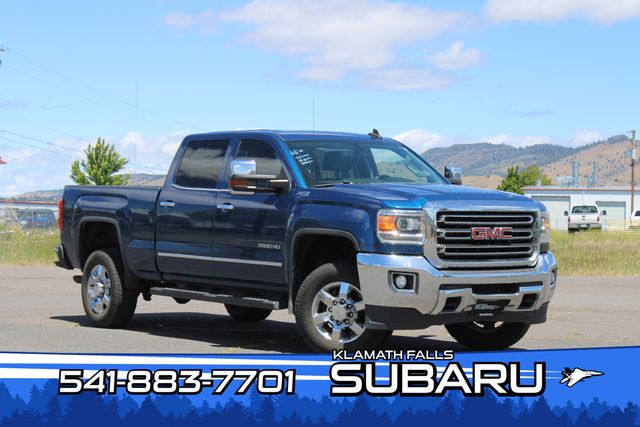 Stone Blue Metallic 2019 GMC Sierra 2500HD Pickup Truck Four-Wheel Drive 6-Speed Automatic Overdrive