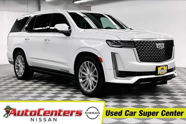 Crystal White Tricoat 2023 Cadillac Escalade Premium Luxury 4WD SUV / Crossover Four-Wheel Drive 10-Speed Automatic