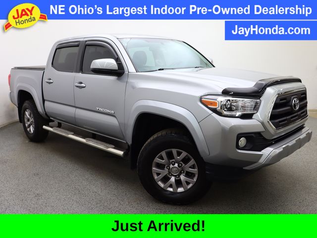 Silver Sky Metallic 2016 Toyota Tacoma Double Cab V6 SR5 4WD Pickup Truck Four-Wheel Drive 6-Speed Automatic