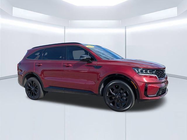 Passion Red Tintcoat 2022 Kia Sorento SX AWD SUV / Crossover All-Wheel Drive 8-Speed Dual Clutch