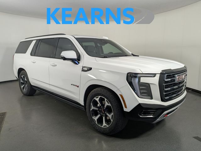 Summit White 2025 GMC Yukon XL AT4 4WD SUV / Crossover Four-Wheel Drive