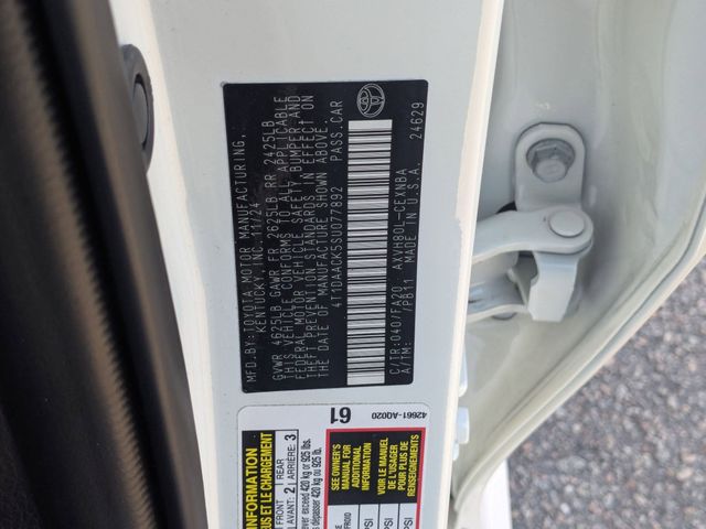 2025 Toyota Camry LE White at Davis Toyota of Orangeburg