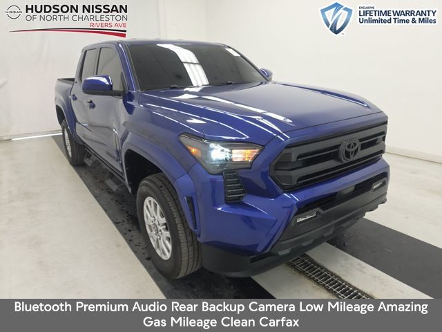 Blue Crush Metallic 2025 Toyota Tacoma SR5 Double Cab RWD Pickup Truck 4X2 8-Speed Automatic