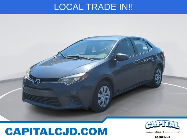 Slate Metallic 2016 Toyota Corolla Sedan  Continuously Variable Transmission