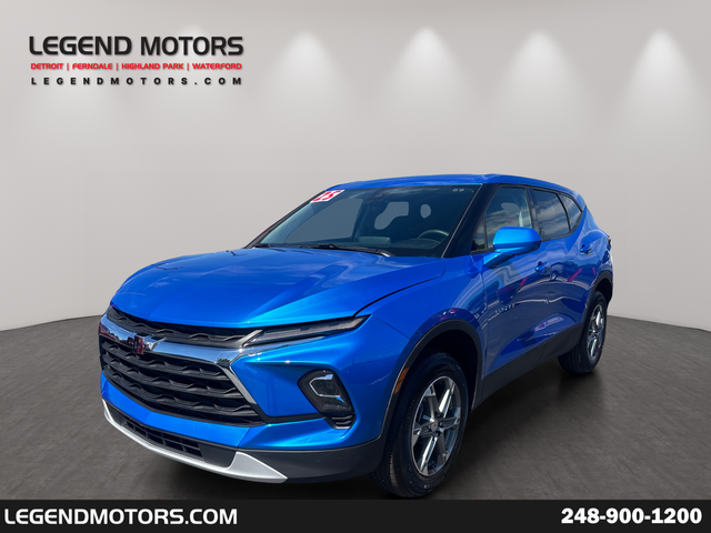 Riptide Blue Metallic 2025 Chevrolet Blazer SUV / Crossover 9-Speed Automatic Overdrive