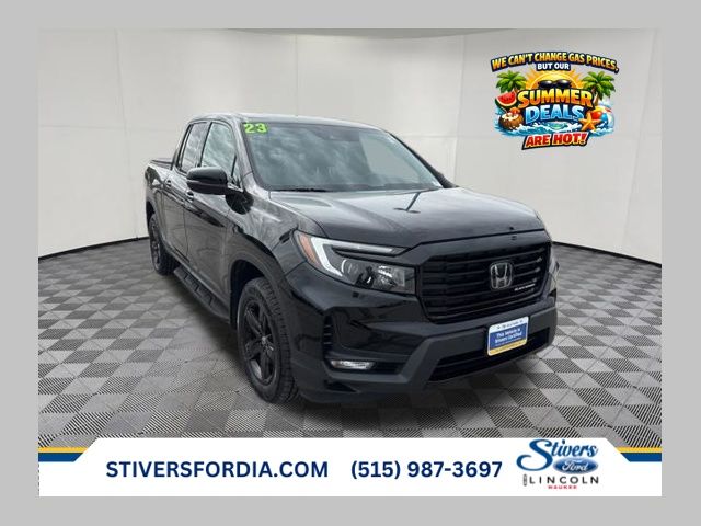 Crystal Black Pearl 2023 Honda Ridgeline Black Edition AWD Pickup Truck All-Wheel Drive 9-Speed Automatic