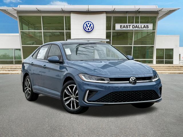 Blue 2026 Volkswagen Jetta SE FWD Sedan Front-Wheel Drive 8-Speed Automatic
