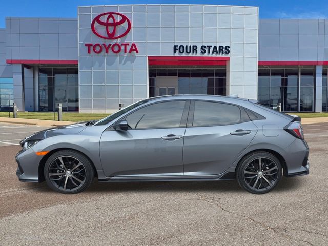 Gray 2021 Honda Civic Hatchback Sport FWD Hatchback Front-Wheel Drive Continuously Variable Transmission