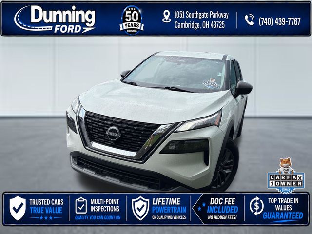 Glacier White 2023 Nissan Rogue SUV / Crossover All-Wheel Drive Continuously Variable Transmission