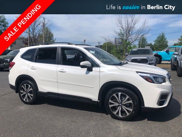 Crystal White Pearl 2019 Subaru Forester SUV / Crossover All-Wheel Drive Continuously Variable Transmission