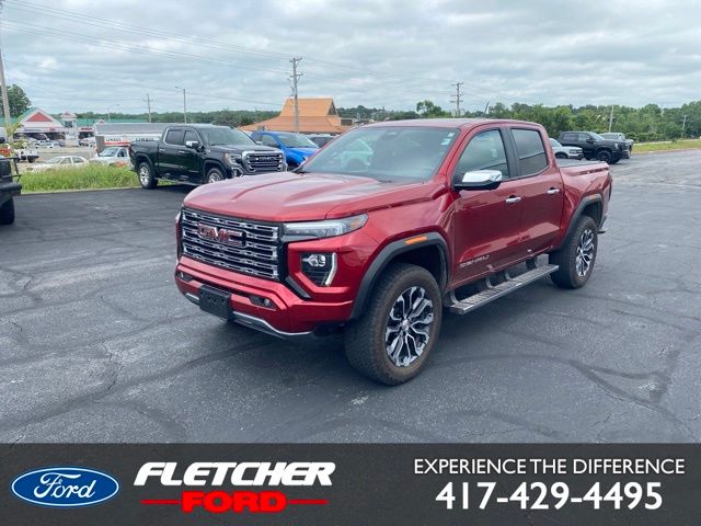 Volcanic Red 2024 GMC Canyon Pickup Truck Four-Wheel Drive 8-Speed Automatic