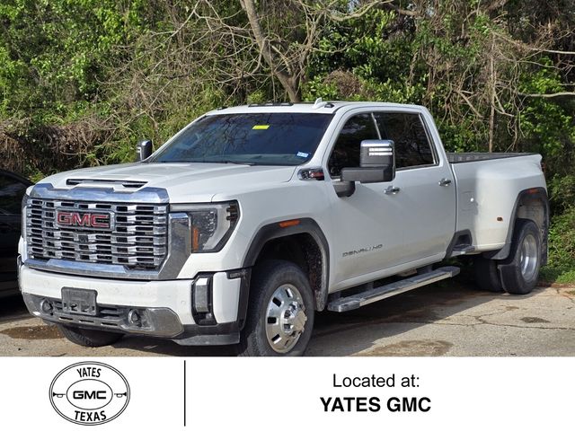 Summit White 2024 GMC Sierra 3500HD Denali Crew Cab 4WD Pickup Truck Four-Wheel Drive Automatic