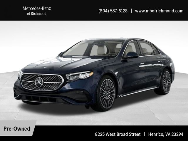 Blue 2026 Mercedes-Benz E-Class E 350 4MATIC Sedan All-Wheel Drive 9-Speed Automatic