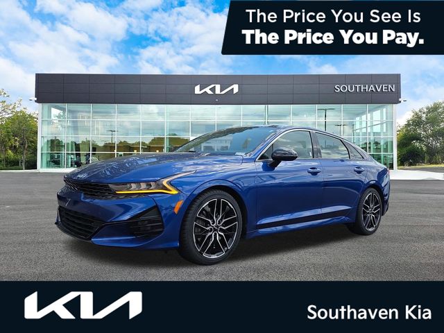 Sapphire Blue 2023 Kia K5 Sedan Front-Wheel Drive 8-Speed Dual Clutch