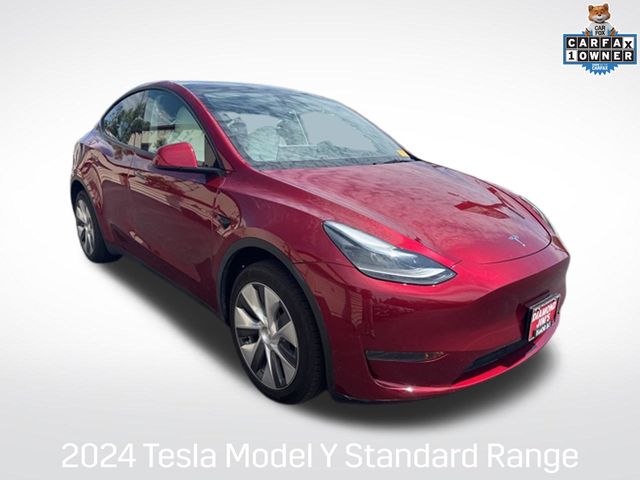 Red 2024 Tesla Model Y Long Range RWD SUV / Crossover Rear-Wheel Drive 1-Speed Automatic