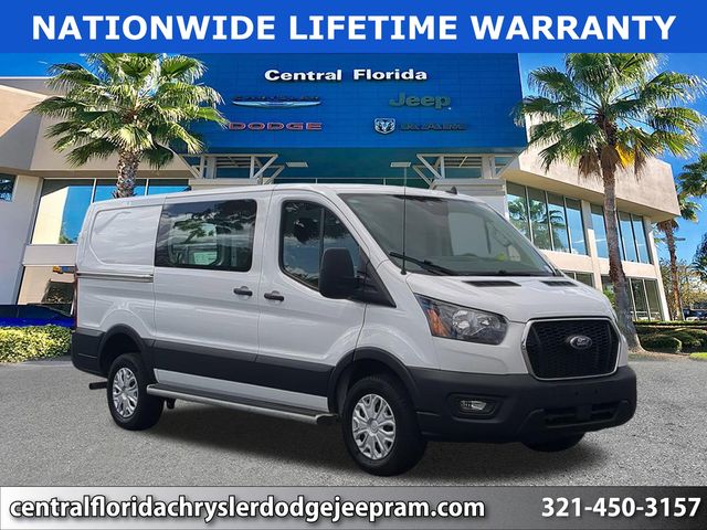 Oxford White 2024 Ford Transit Cargo 250 Low Roof LB RWD Van Rear-Wheel Drive