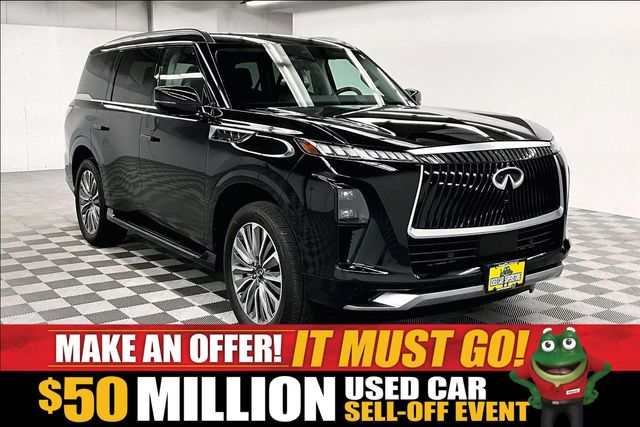 Mineral Black 2025 INFINITI QX80 SUV / Crossover All-Wheel Drive 9-Speed Automatic