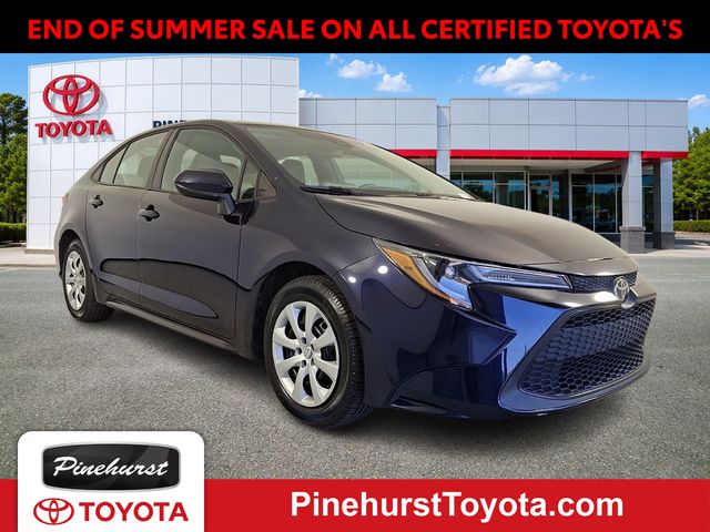 Blue 2022 Toyota Corolla Sedan Front-Wheel Drive Continuously Variable Transmission