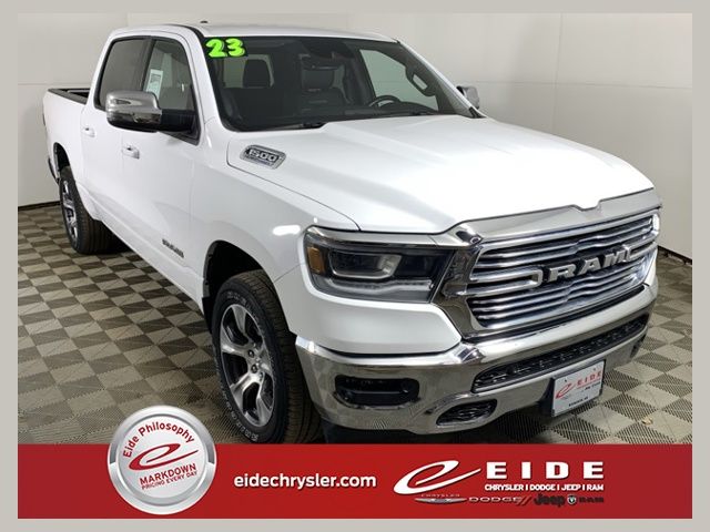 Bright White Clearcoat 2023 RAM 1500 Pickup Truck Four-Wheel Drive 8-Speed Automatic