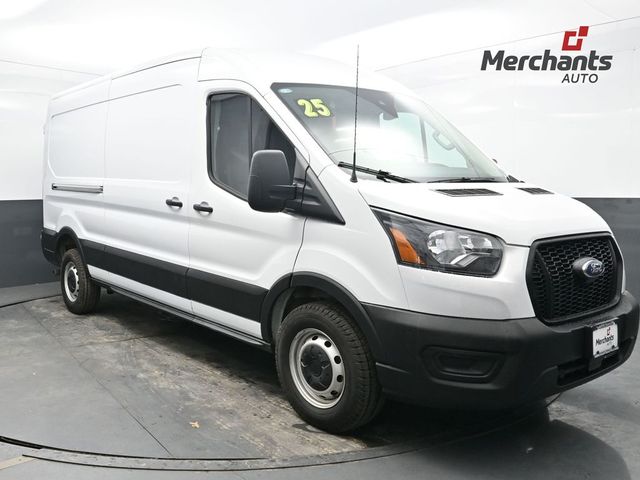 Oxford White 2025 Ford Transit Cargo 250 Medium Roof LB RWD Van Rear-Wheel Drive