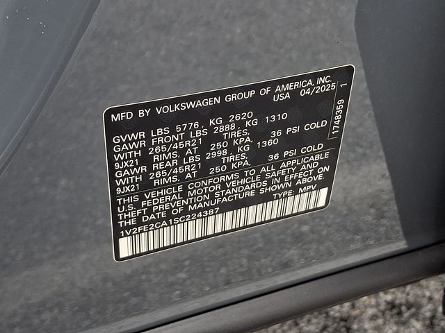 2025 Volkswagen Atlas Cross Sport 2.0T SEL Premium R-Line  at Sutliff Volkswagen