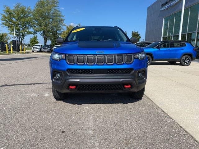 2022 Jeep Compass Trailhawk - Laser Blue Pearlcoat exterior view 2