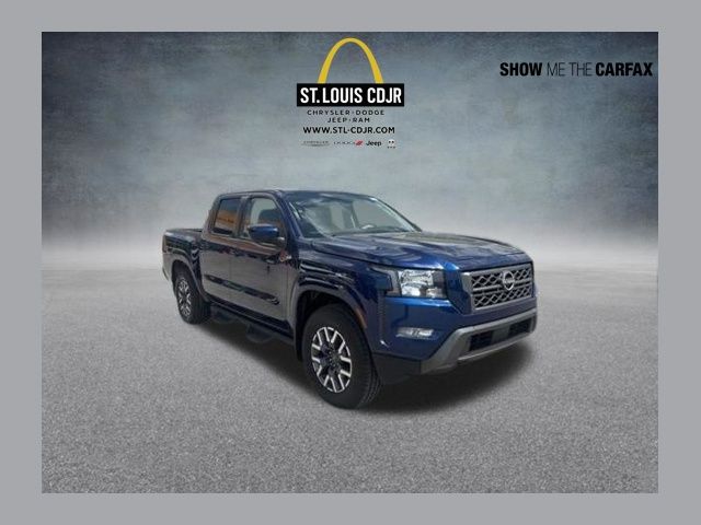 Deep Blue Pearl 2022 Nissan Frontier SV Crew Cab RWD Pickup Truck 4X2 9-Speed Automatic