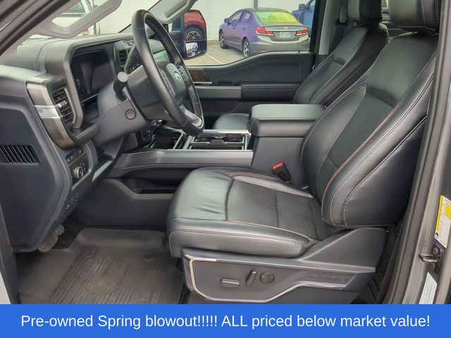 Used 2024 Carbonized Gray Metallic Ford Lariat image 24