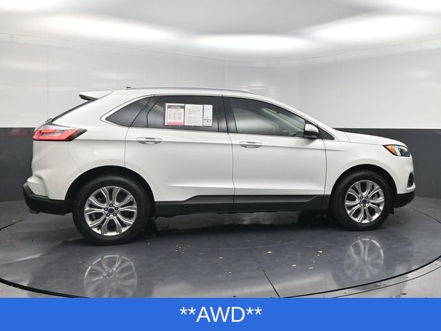 2022 Ford Edge Titanium White at DeMontrond Auto Country