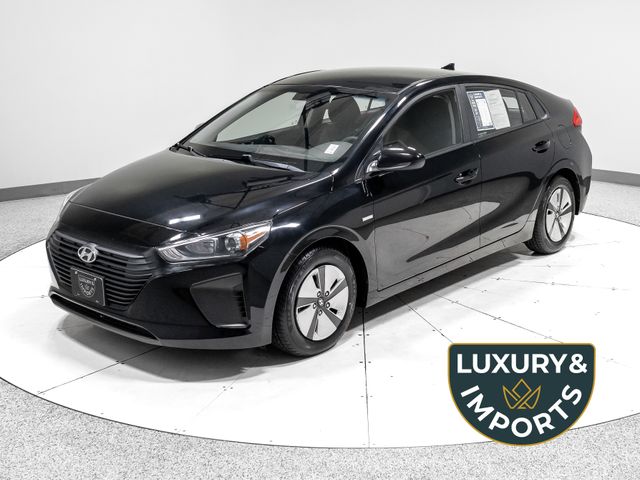 Black Noir Pearl 2018 Hyundai Ioniq Hybrid Hatchback Front-Wheel Drive 6-Speed Dual Clutch