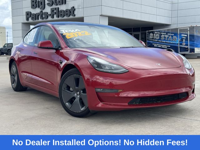 2022 Tesla Model 3 Long Range Red at AutoSavvy Houston Southwest