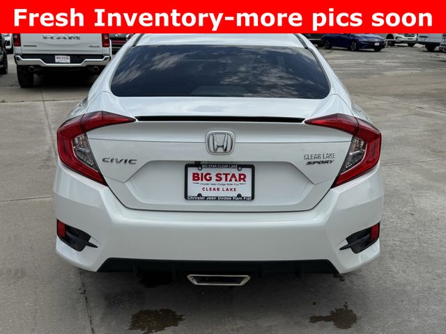 2021 Honda Civic Sport White at Emmons Autoplex