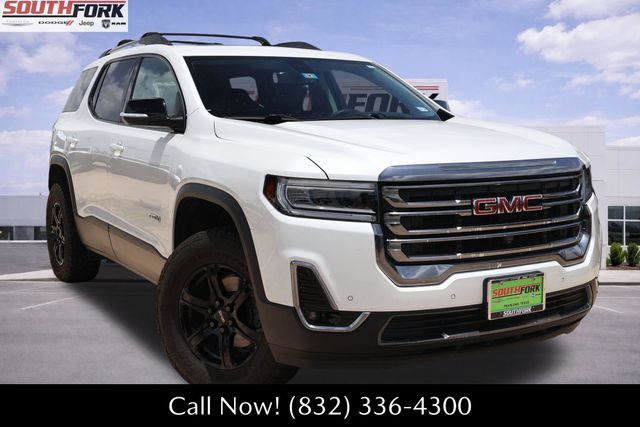 White Frost Tricoat 2023 GMC Acadia SUV / Crossover Four-Wheel Drive 9-Speed Automatic
