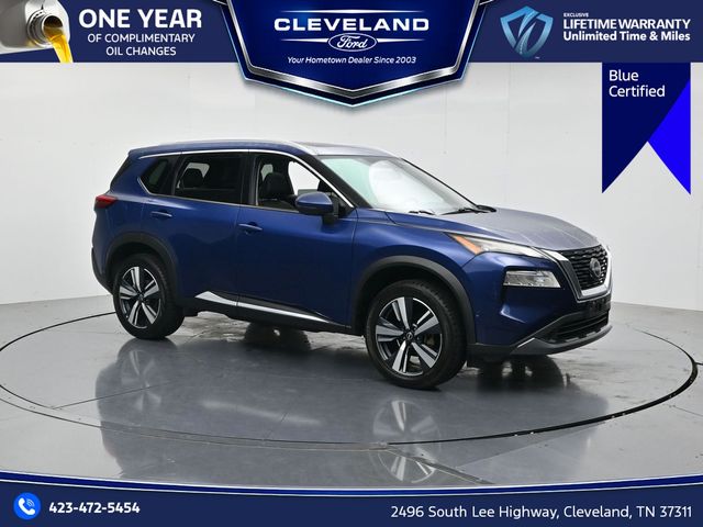 Caspian Blue Metallic 2023 Nissan Rogue SUV / Crossover All-Wheel Drive Continuously Variable Transmission