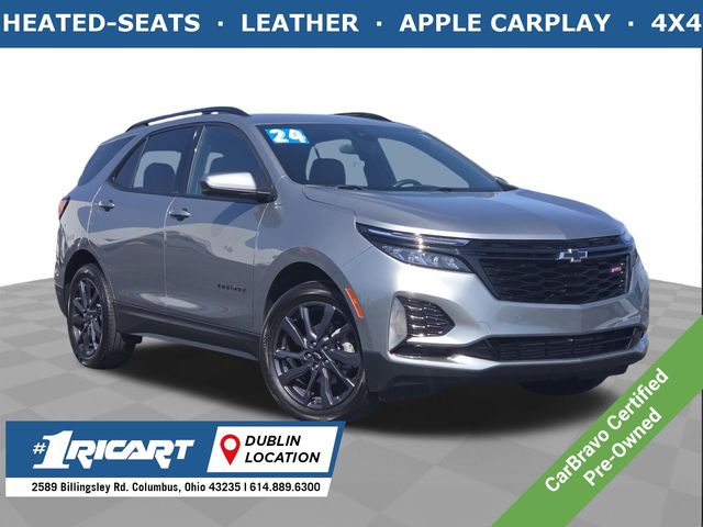 Sterling Gray Metallic 2024 Chevrolet Equinox RS with 1RS FWD SUV / Crossover Front-Wheel Drive 6-Speed Automatic Overdrive