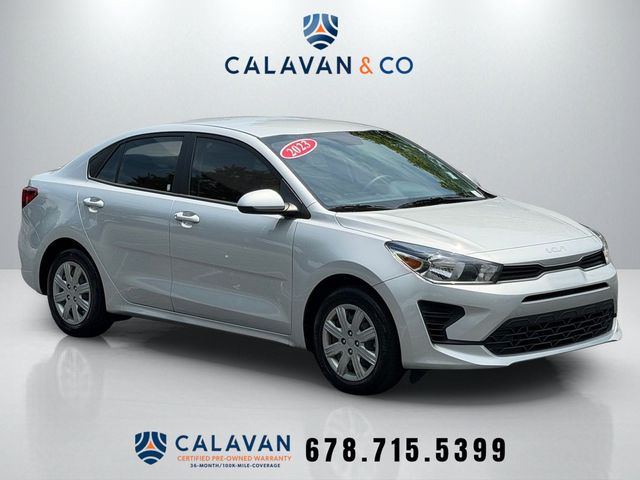 Silky Silver 2023 Kia Rio Sedan Front-Wheel Drive Continuously Variable Transmission